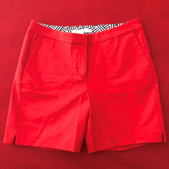 Boden Pants - New Boden Richmond shorts red